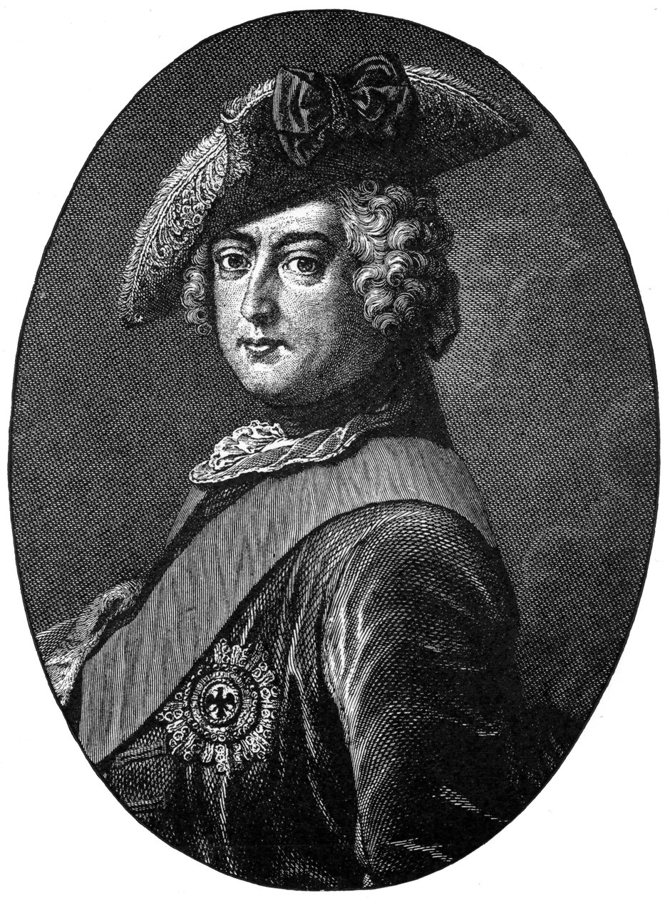 Frederico, o Grande, rei da Prússia, 1903. de Antoine Pesne
