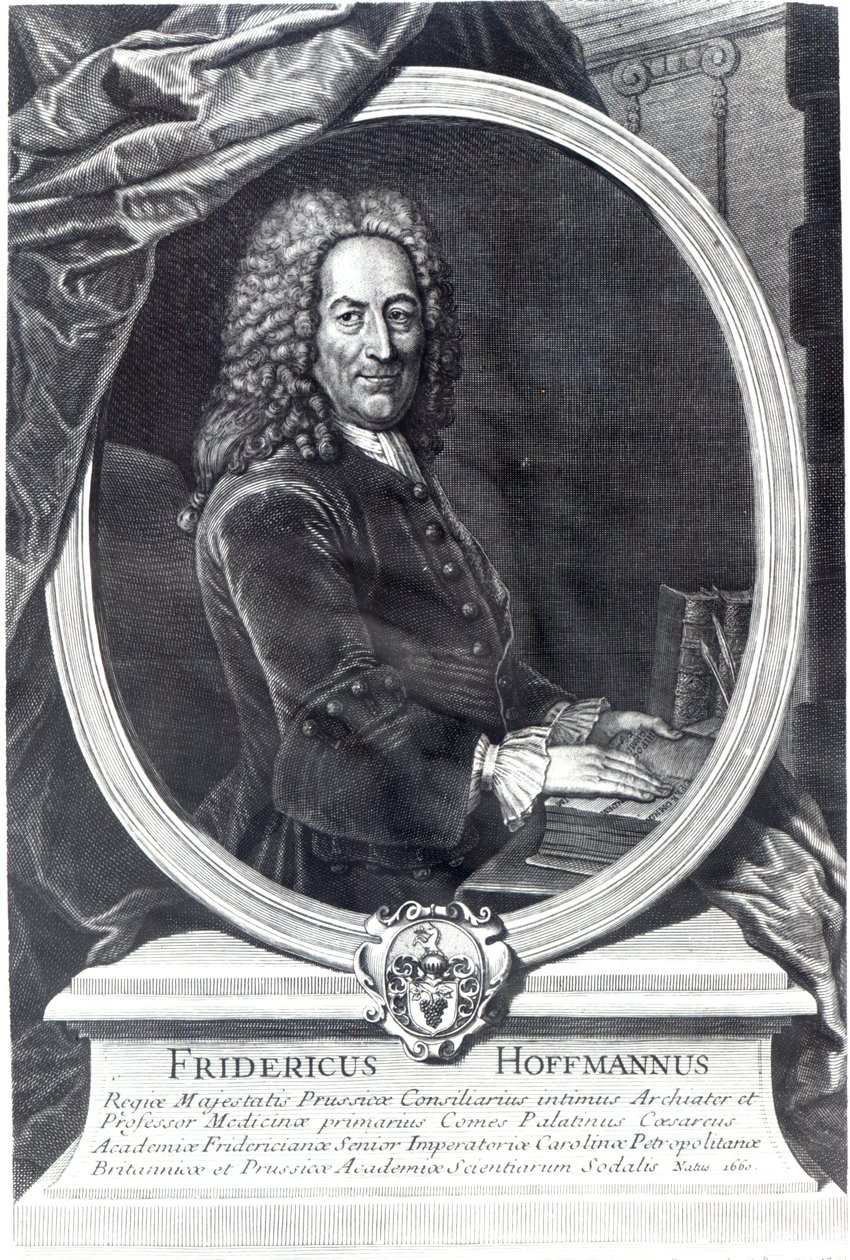 Friedrich Hoffmann, gravado por FG Wolffgang, 1735 de Antoine Pesne