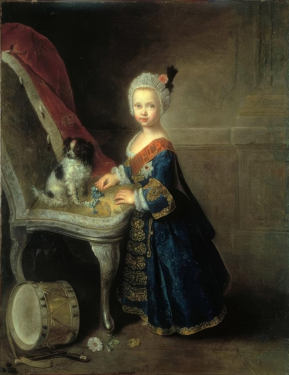 Frederico II, príncipe herdeiro da ordem - Pesne de Antoine Pesne