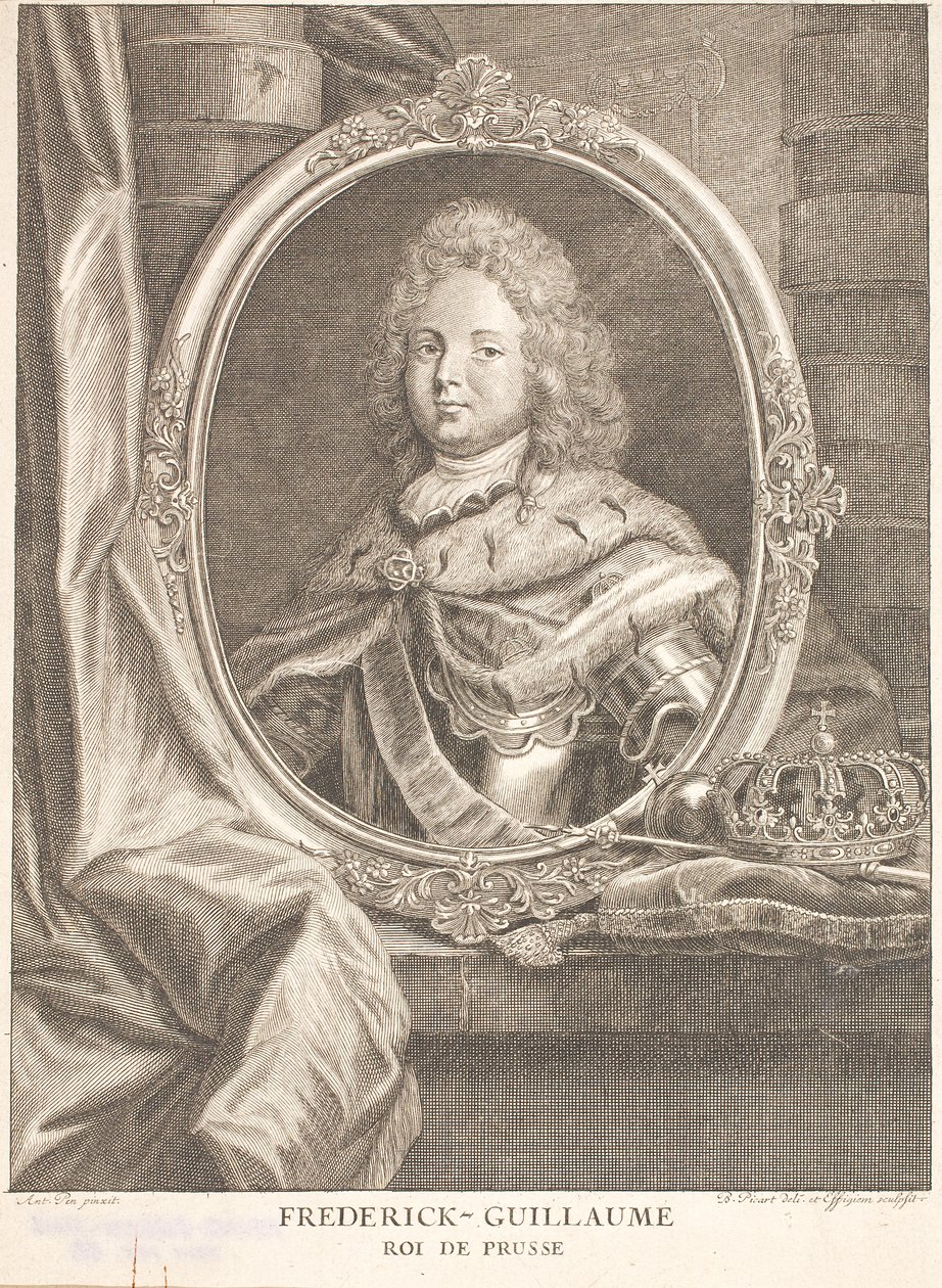 Frederick William I, Rei na Prússia e como Frederick William II Eleitor e Marquês de Brandenburgo de Antoine Pesne