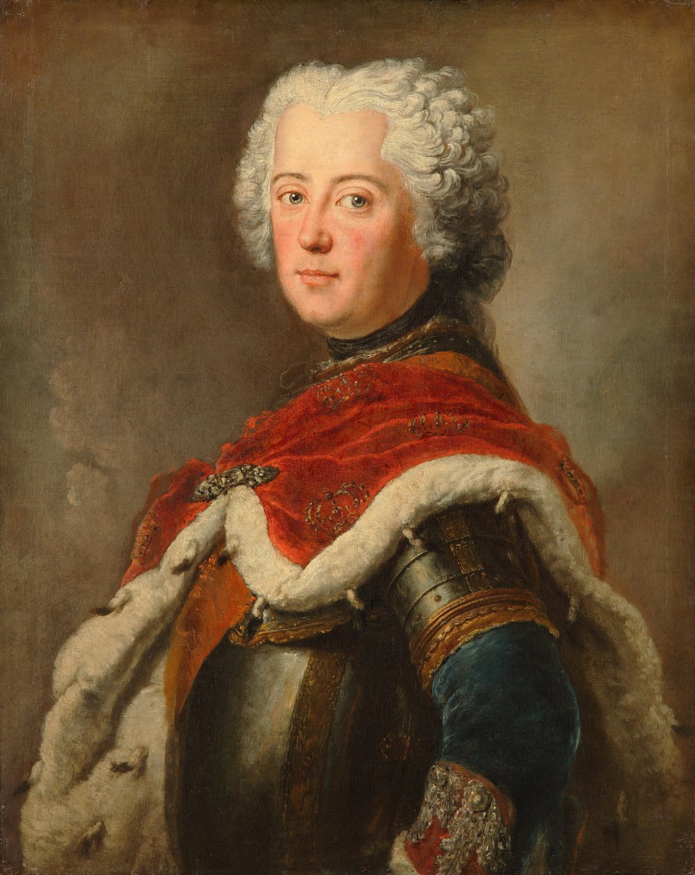 Frederico, o Grande, como príncipe herdeiro de Antoine Pesne