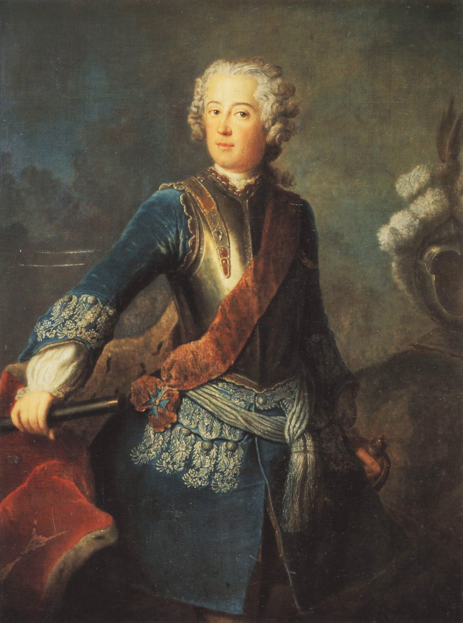 Alemão: Crown Prince Frederick of Prussia (Príncipe Herdeiro Frederico da Prússia) de Antoine Pesne