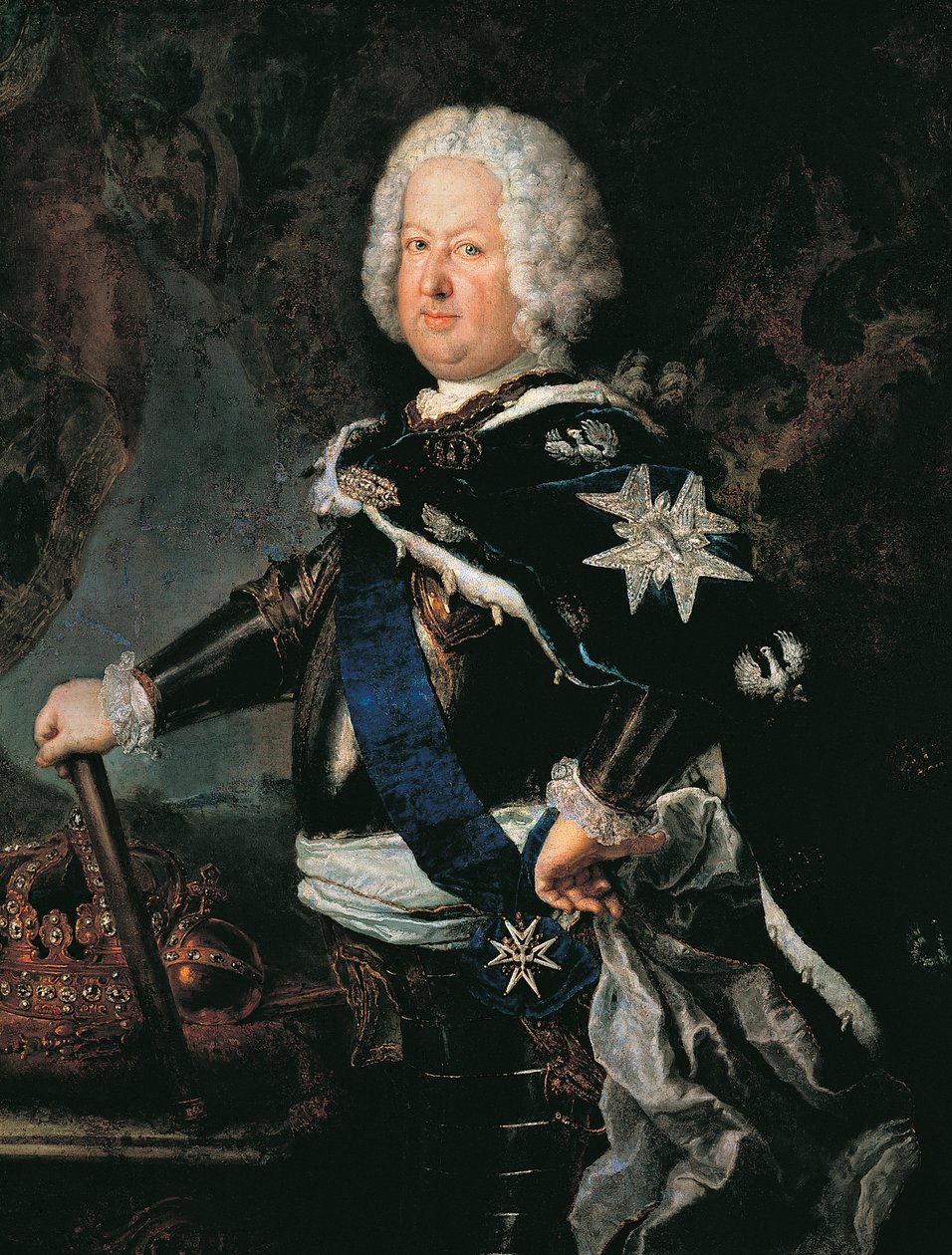 Retrato de Stanislaw I Leszczynski (Lviv de Antoine Pesne