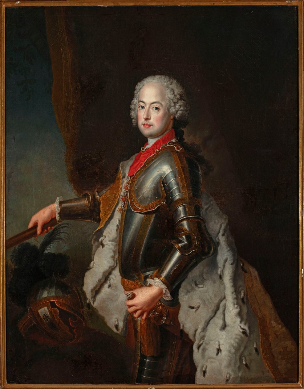 Retrato de Carlos Alexandre da Lorena (1712-1780) de Antoine Pesne