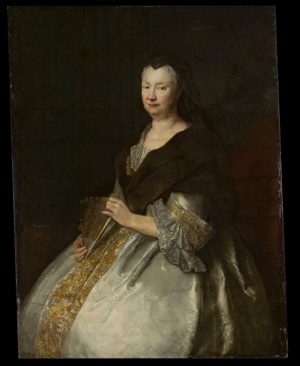 Retrato de Zofia Jadwiga von Tettau (Sophia Hedwig von Tettau 1662-1733) de Antoine Pesne