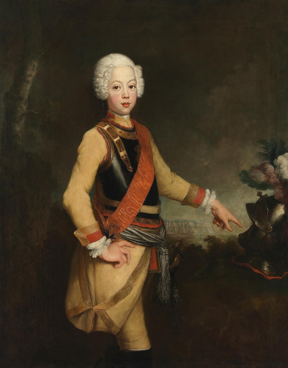 Príncipe Augusto Guilherme da Prússia de Antoine Pesne
