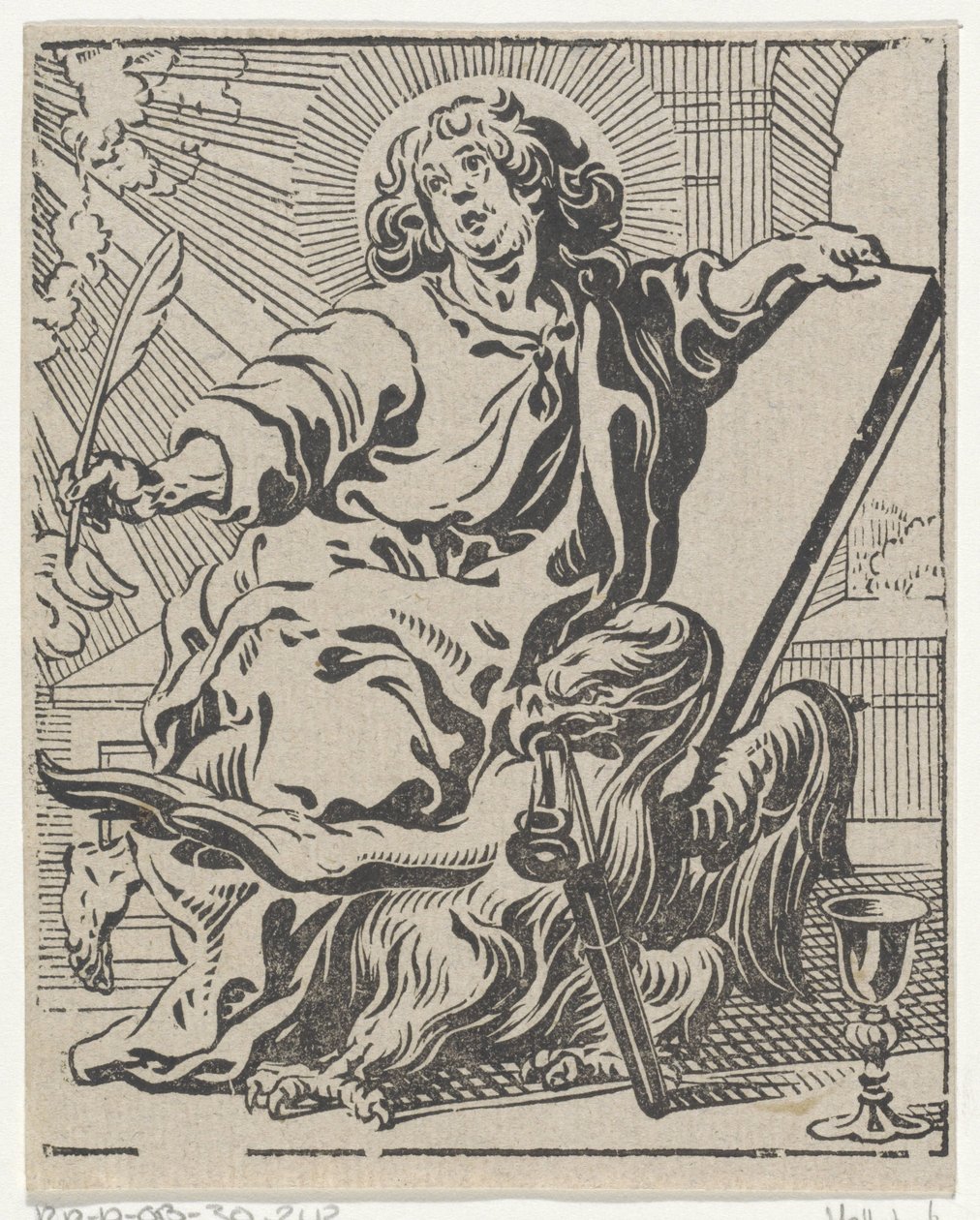 João, o evangelista
Os quatro evangelistas (título da série) de Antoine Sallaert