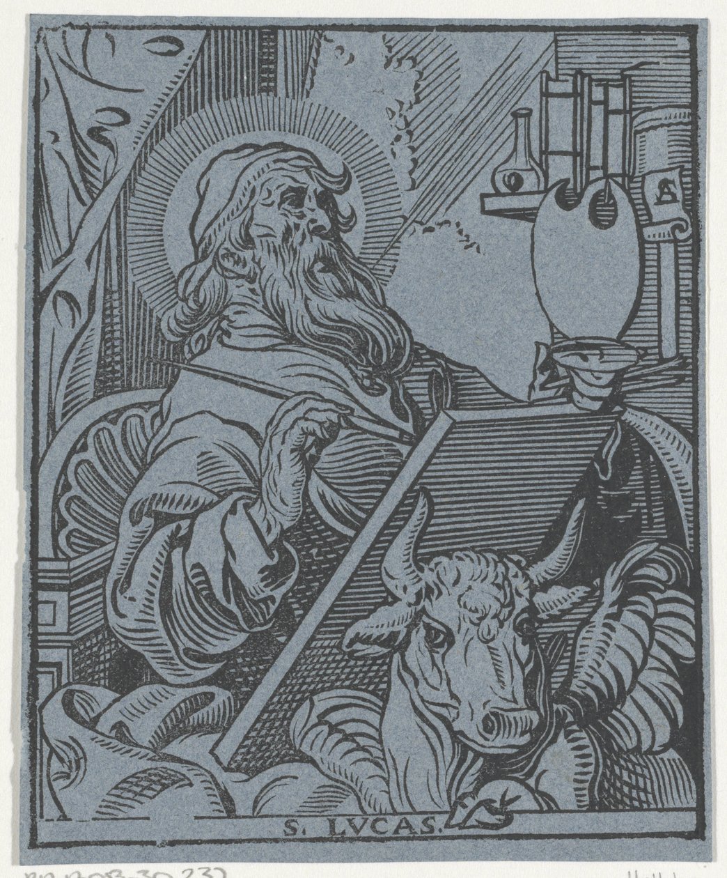 Luke, o evangelista
Os quatro evangelistas (título da série) de Antoine Sallaert