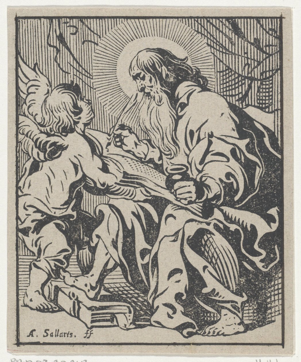 Mateus Evangelista Os Quatro Evangelistas (título da série) de Antoine Sallaert