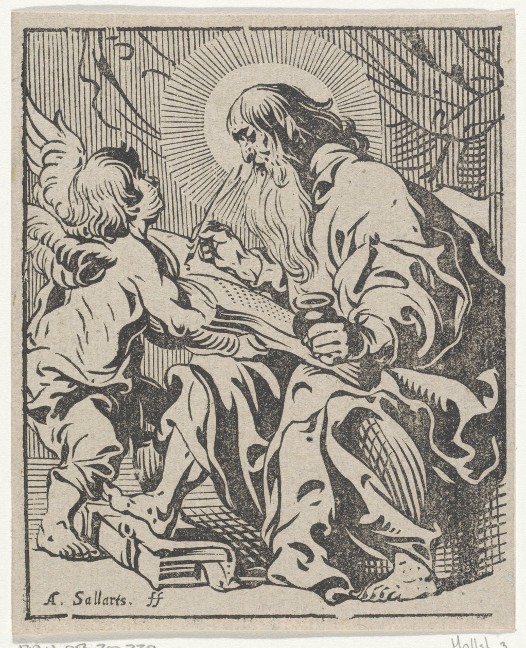 Mateus, o evangelista
Os quatro evangelistas (título da série) de Antoine Sallaert