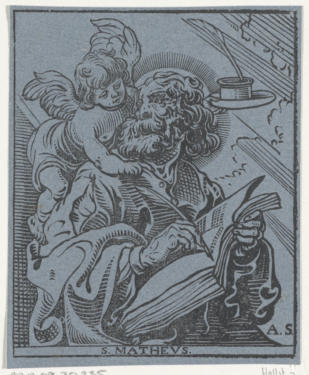 Mateus Evangelista Os Quatro Evangelistas (título da série) de Antoine Sallaert