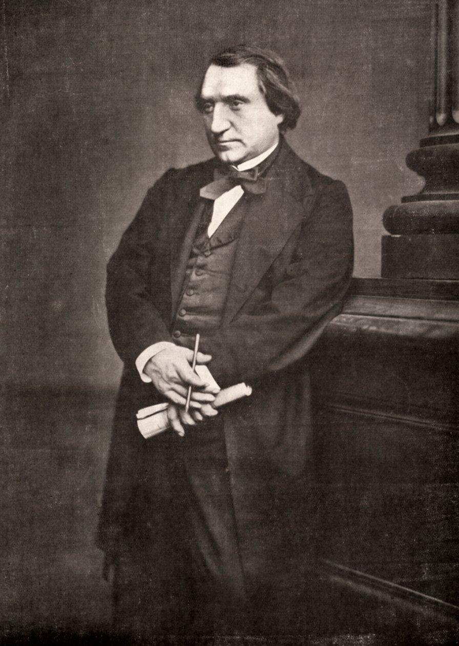 Ernest Renan, filósofo e escritor francês, século XIX de Antoine Samuel Adam Salomon