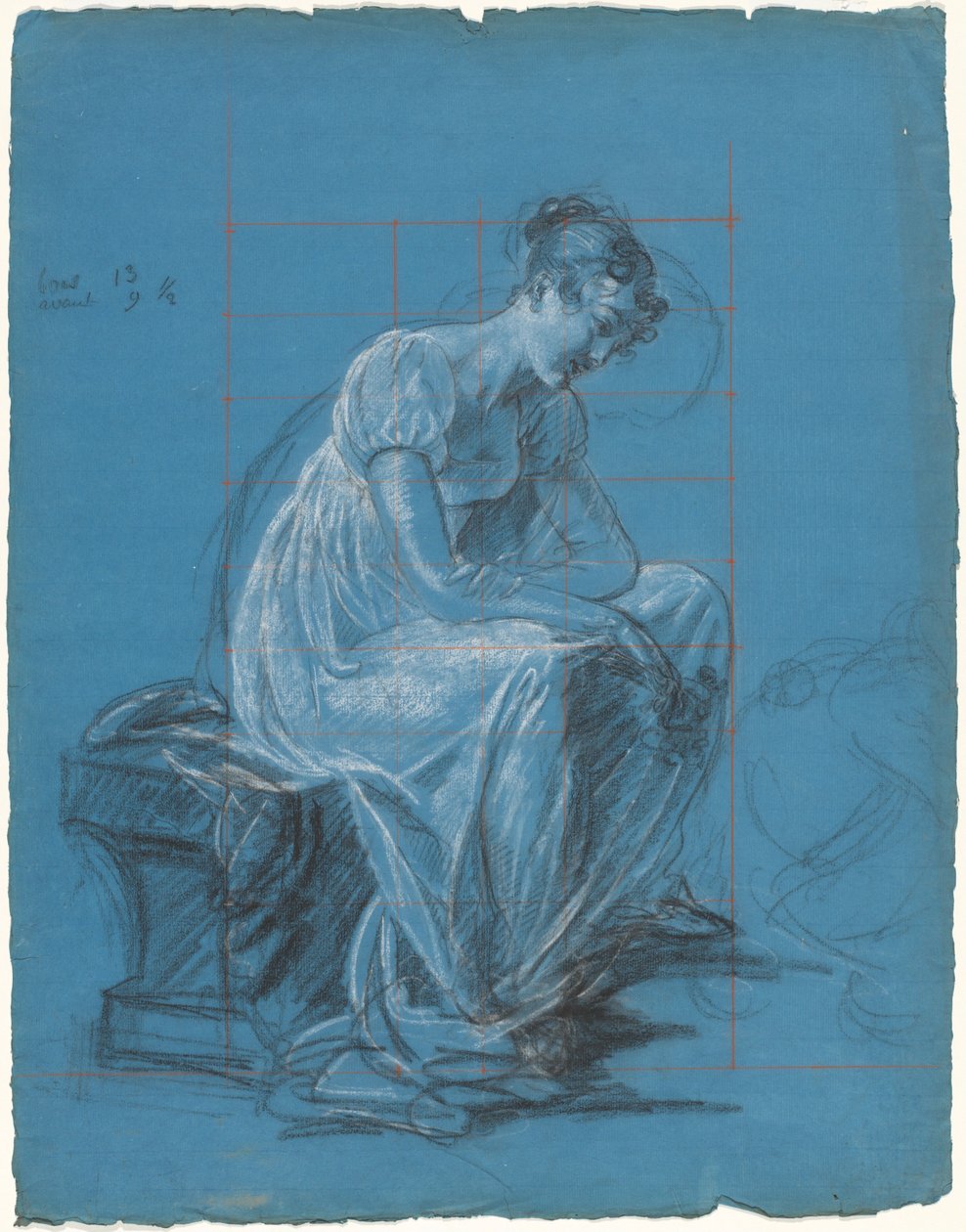 Mulher Sentada (reto) de Antoine Toussaint de Chazal