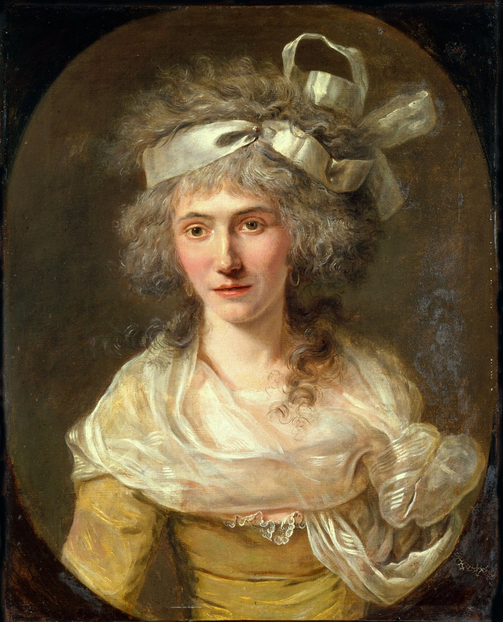 Retrato de Anne-Josèphe Théroigne de Méricot 1762-1817, c. 1785. de Antoine Vestier