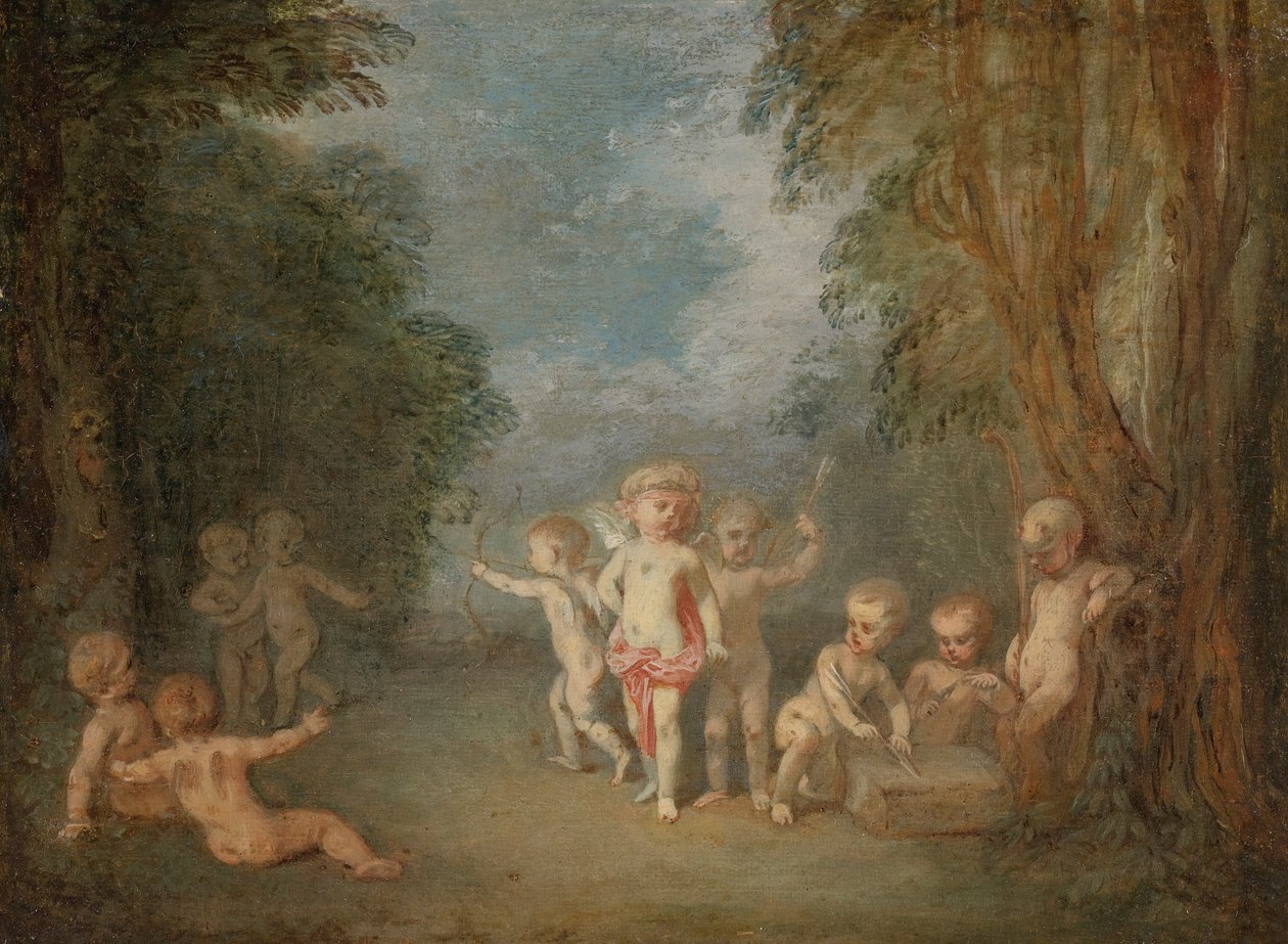 Reino do Cupido de Antoine Watteau