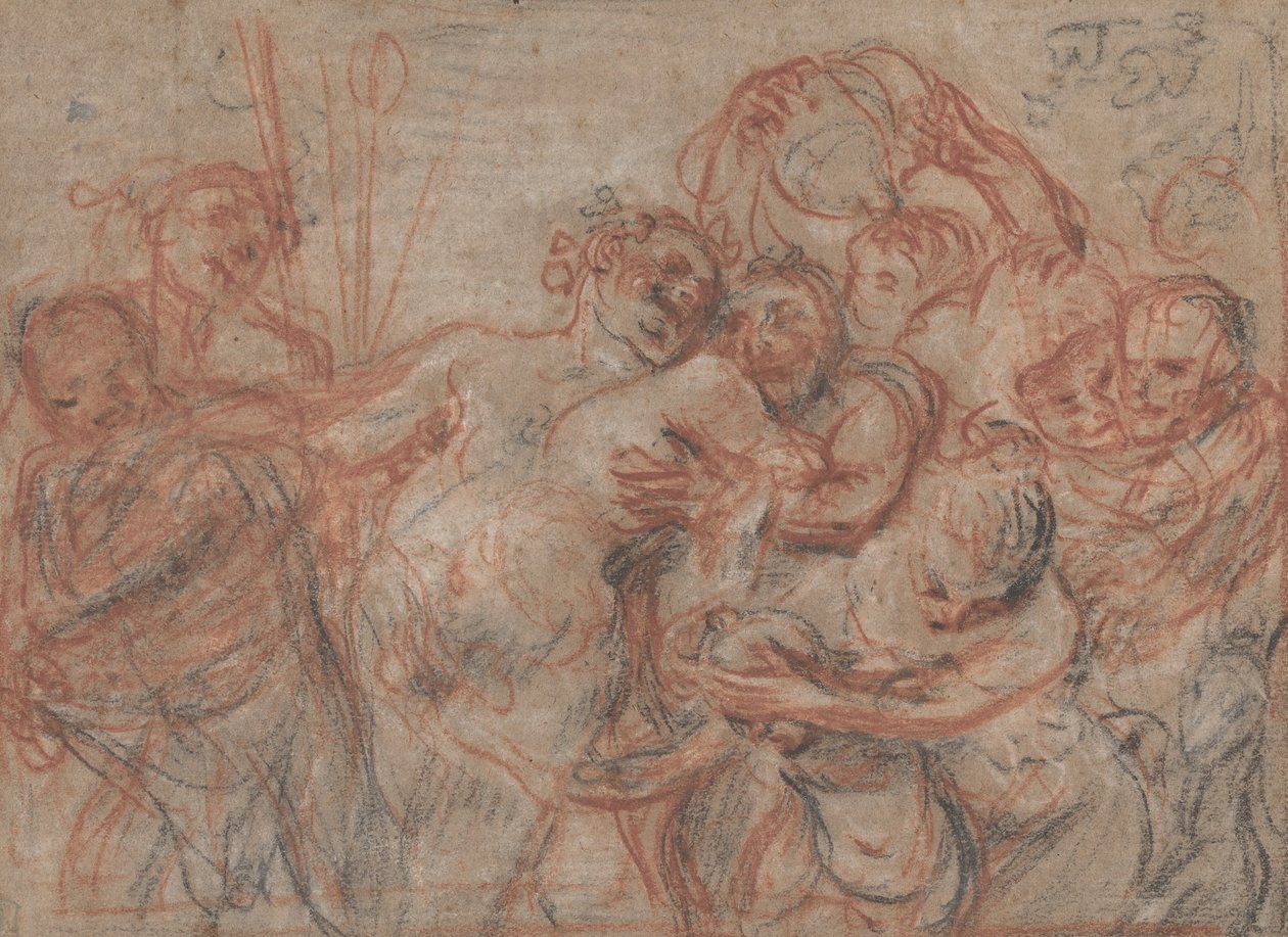A Marcha de Sileno [em linha reta] de Antoine Watteau