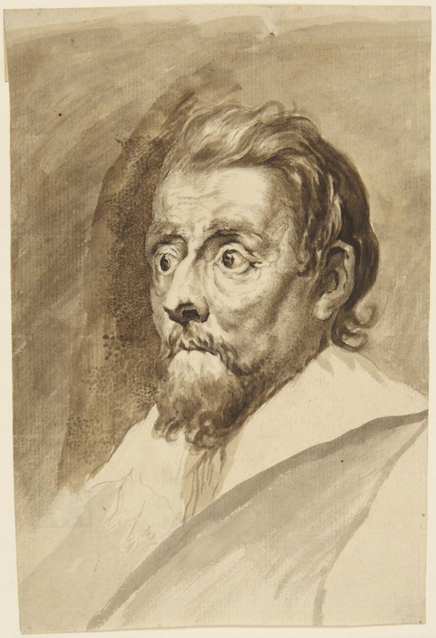 Velho com barba, voltado para a esquerda de Antoine de Marcenay de Ghuy