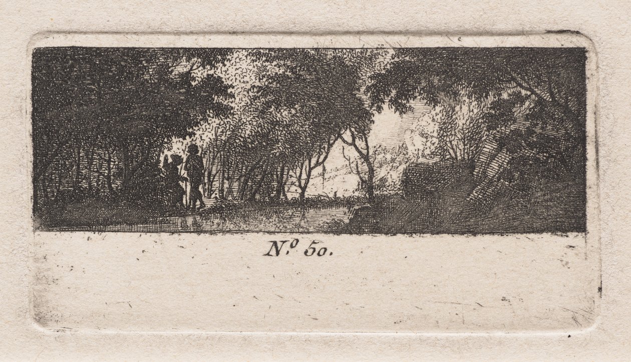 Vista de um bosque de Antoine de Marcenay de Ghuy