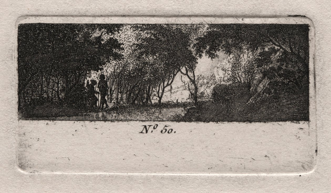 Vista de uma floresta. de Antoine de Marcenay de Ghuy