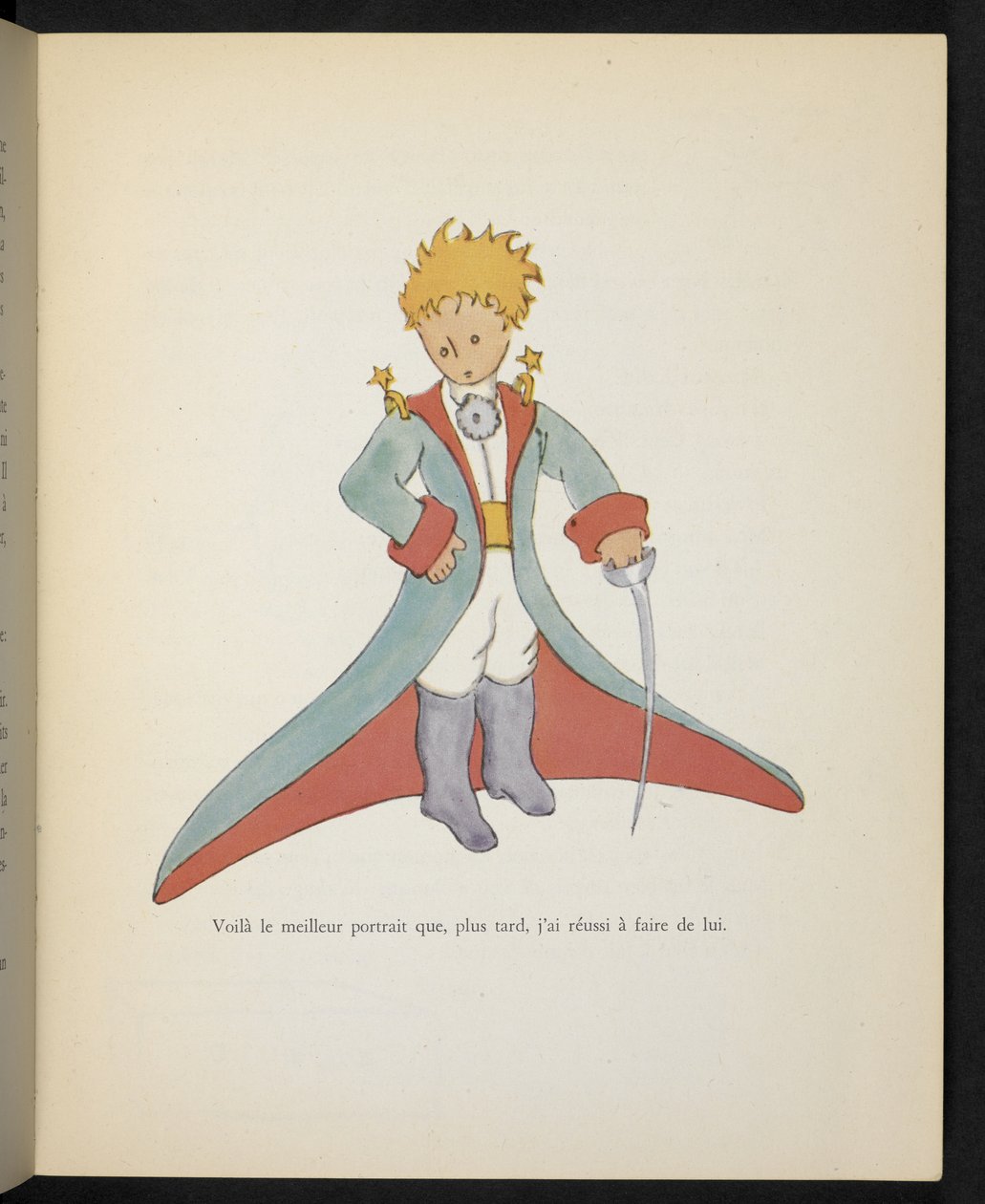 Eis o melhor retrato que mais tarde consegui fazer dele, ilustração de "Le Petit Prince", de Antoine de Saint-Exupéry de Antoine de Saint Exupery