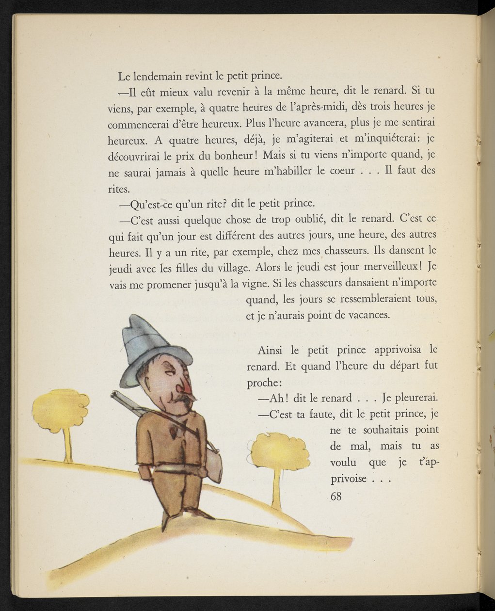 Caçador, ilustração de "O Pequeno Príncipe", de Antoine de Saint-Exupéry de Antoine de Saint Exupery