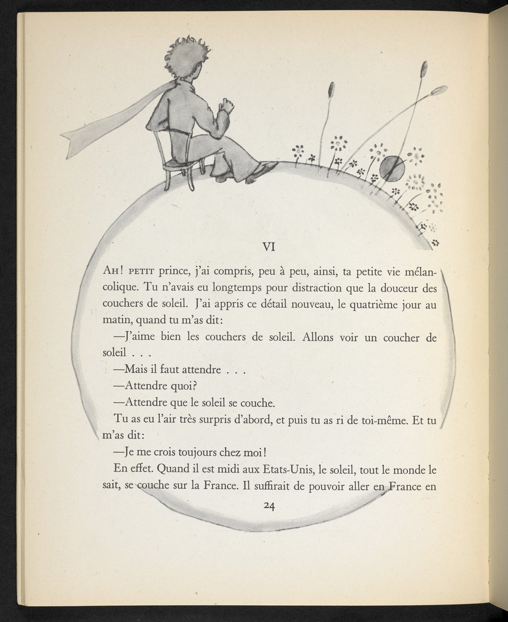 Ilustração de "O Pequeno Príncipe", de Antoine de Saint-Exupéry de Antoine de Saint Exupery