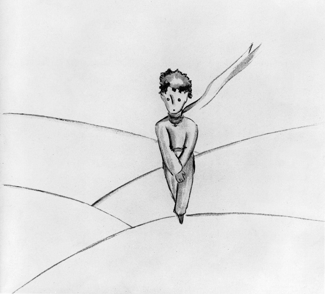 Ilustração de "O Principezinho de Antoine de Saint Exupery