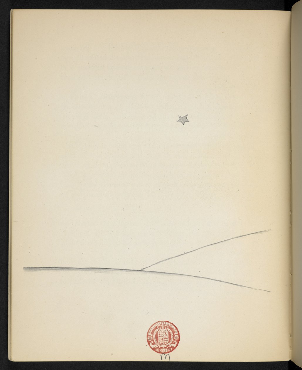 Estrela, ilustração de "O Pequeno Príncipe", de Antoine de Saint-Exupéry de Antoine de Saint Exupery