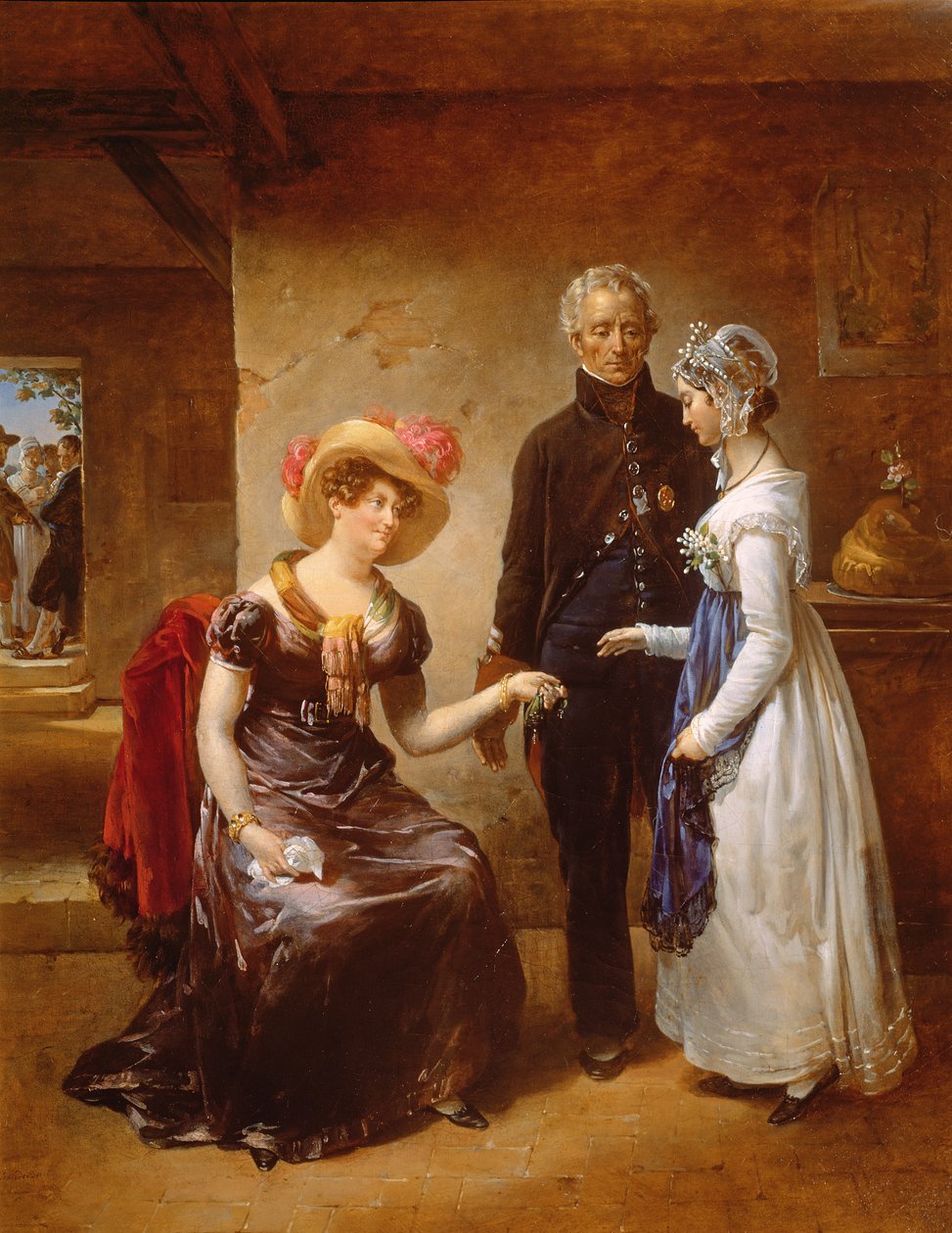 A generosidade da duquesa de Angoulême, 1821 de Antoinette Cecile Hortense Lescot Haudebourt
