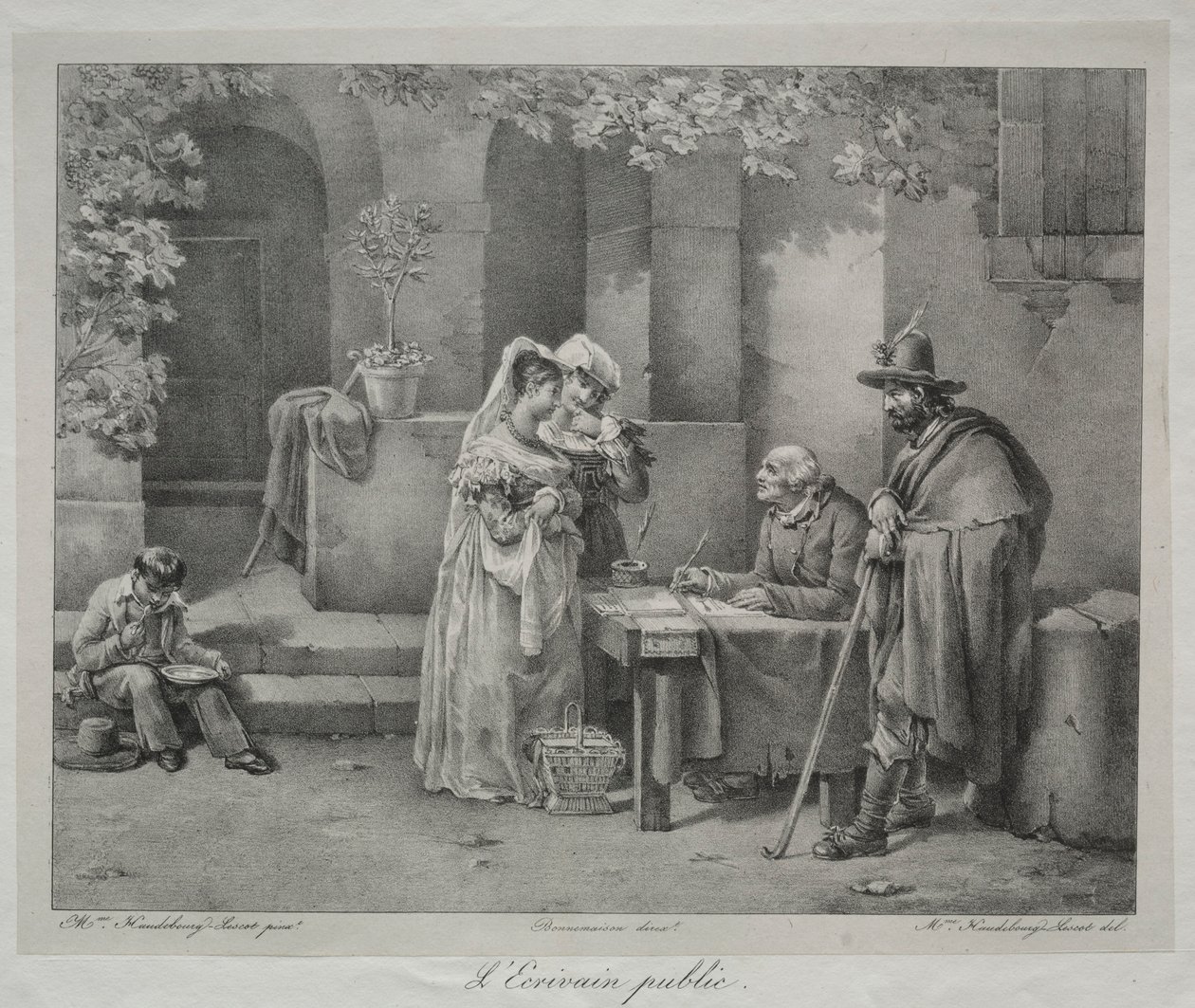 O escritor público. de Antoinette Cecile Hortense Lescot Haudebourt