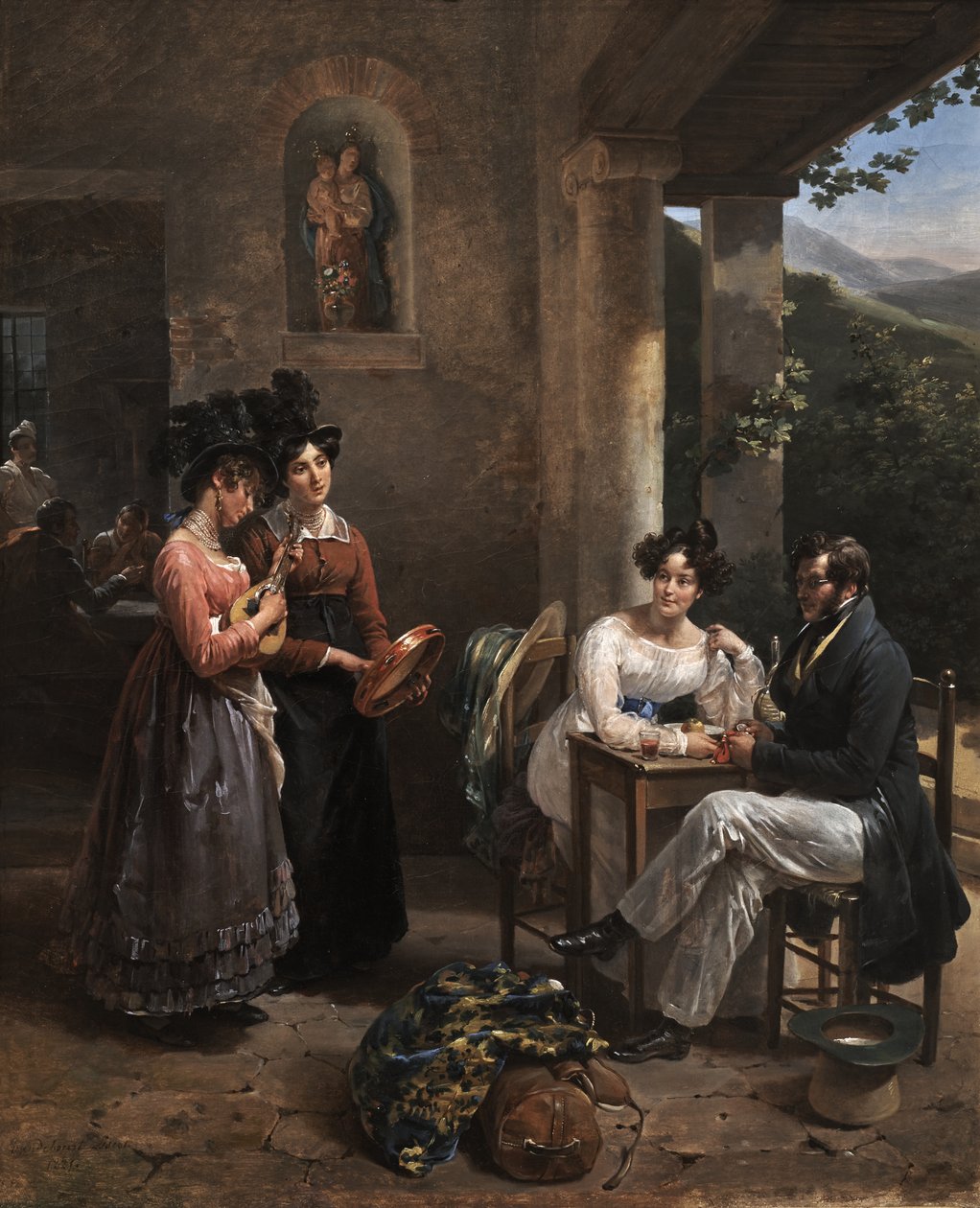 A viagem de núpcias de Antoinette Cecile Hortense Lescot Haudebourt
