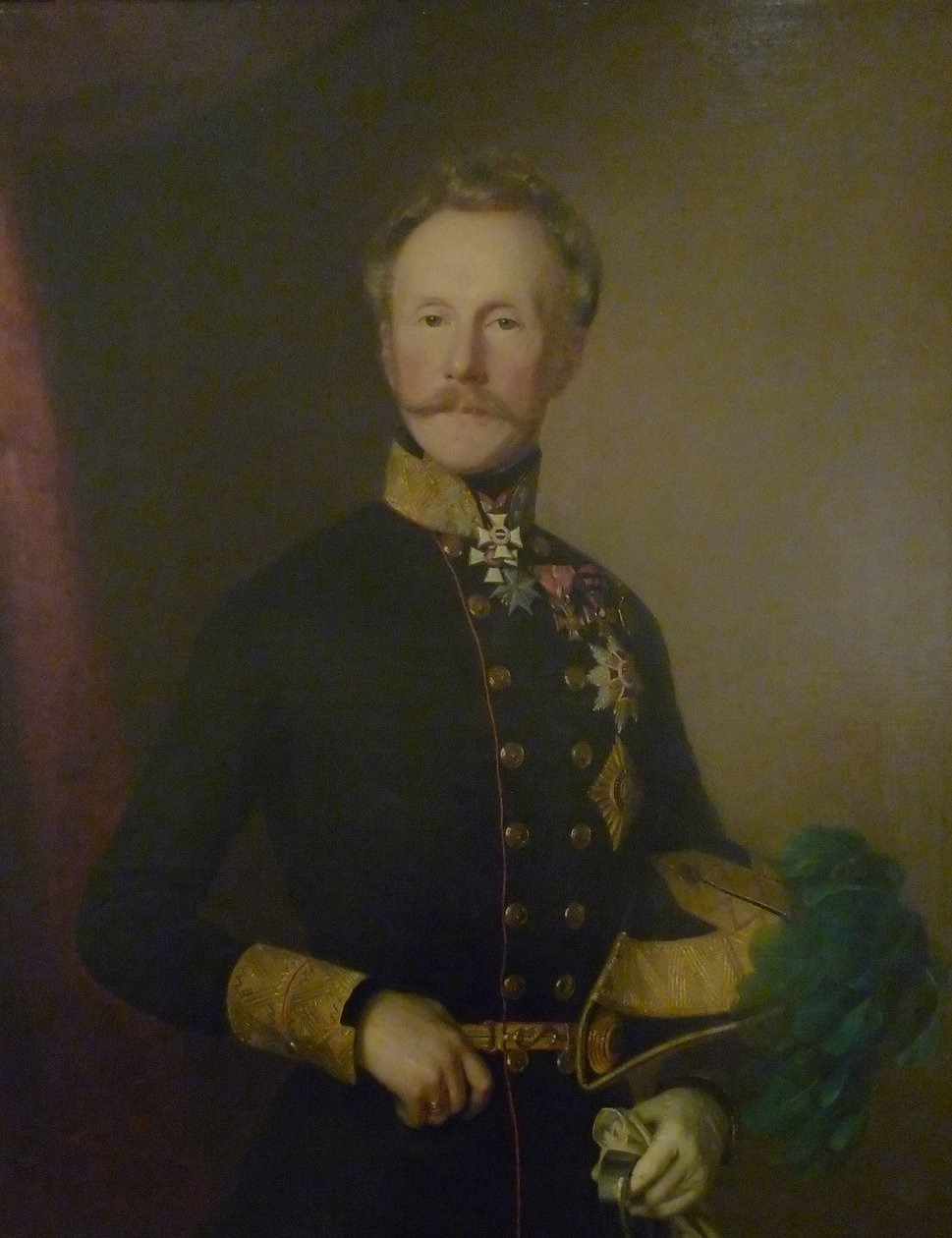 Heinrich Hermann Josef Freiherr von Heß (1788-1870), general austríaco de Anton Einsle