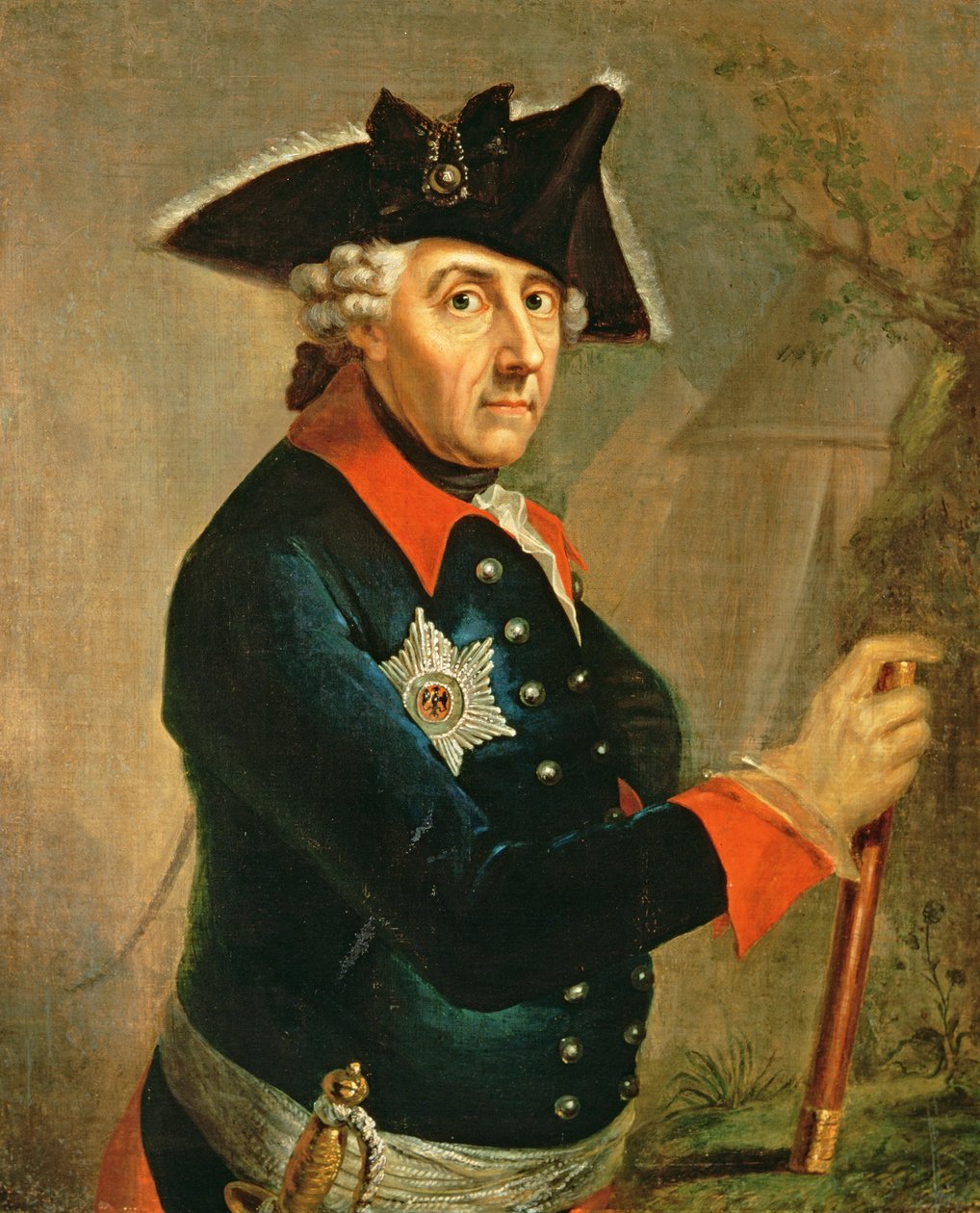 Frederico II, o Grande da Prússia, 1764 de Anton Graff