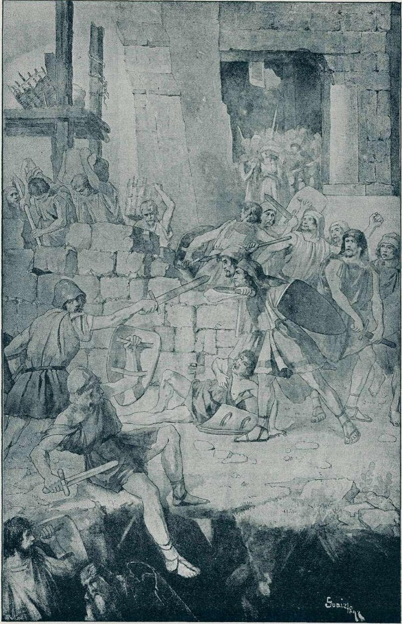 O edifício e o abrigo da cidade de Jerusalém de Anton Gvajc