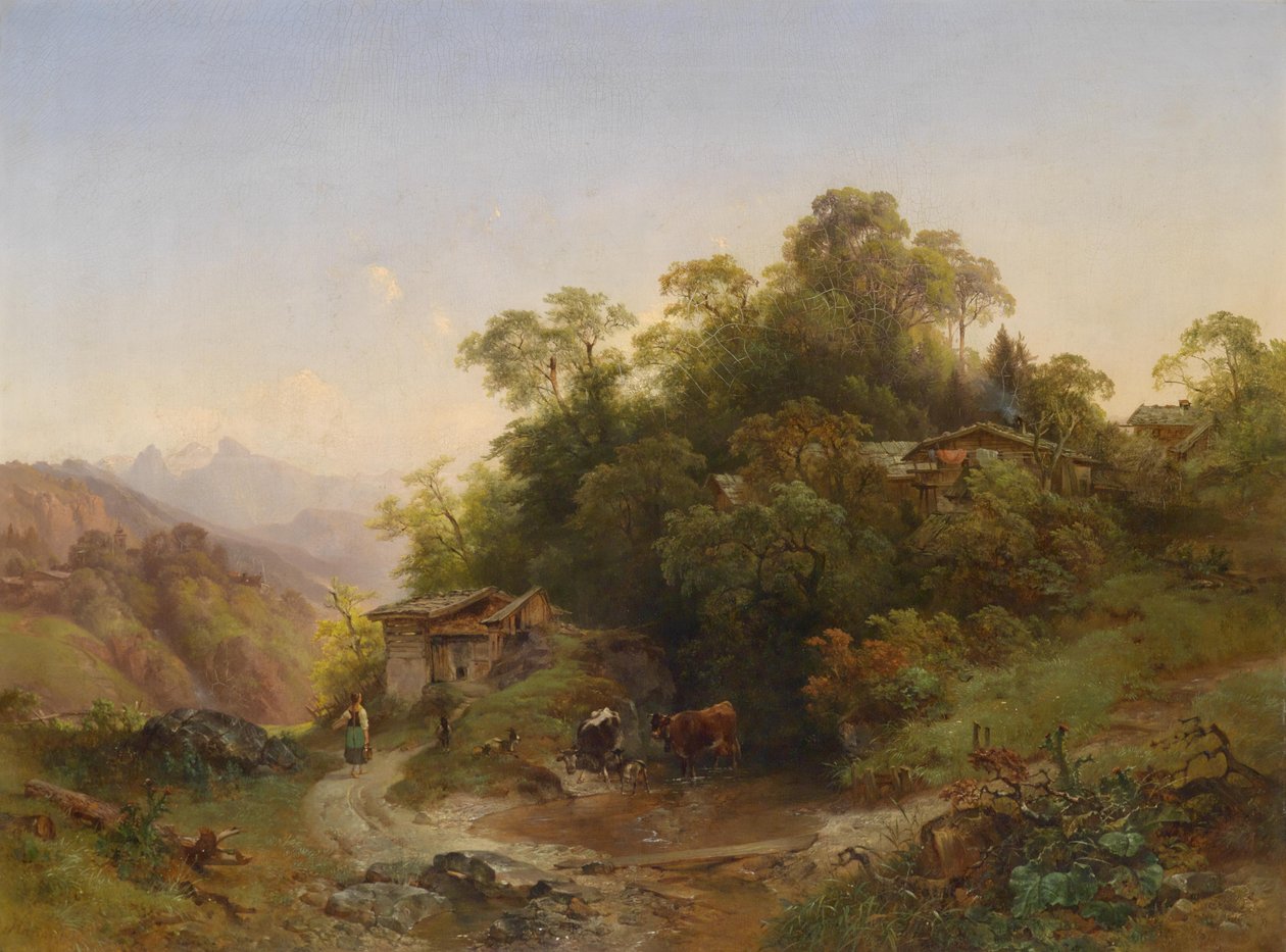 A colina da floresta de Anton Hansch
