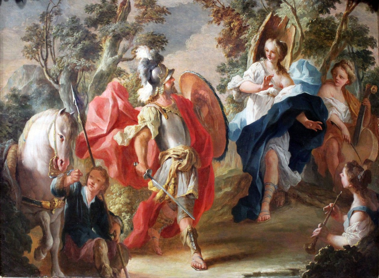 Rinaldo e Armida na Floresta Mágica de Anton Kern