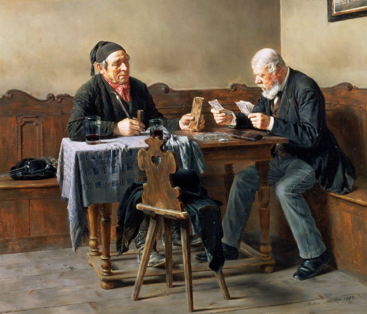 Dia de pagamento, 1887 de Anton Muller