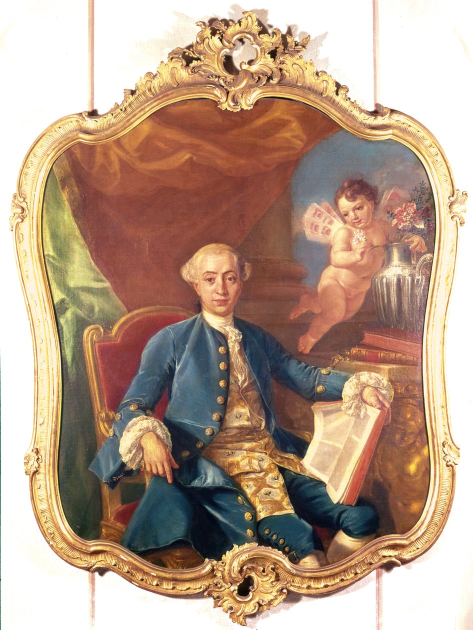 Giacomo Casanova (1725-98) de Anton Raphael Mengs