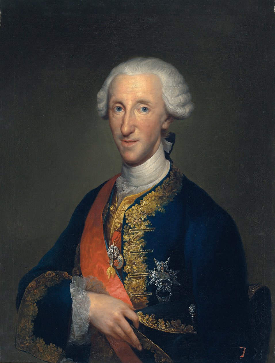 Retrato de Don Luis de Borbón, infante de Espanha, 1769 de Anton Raphael Mengs