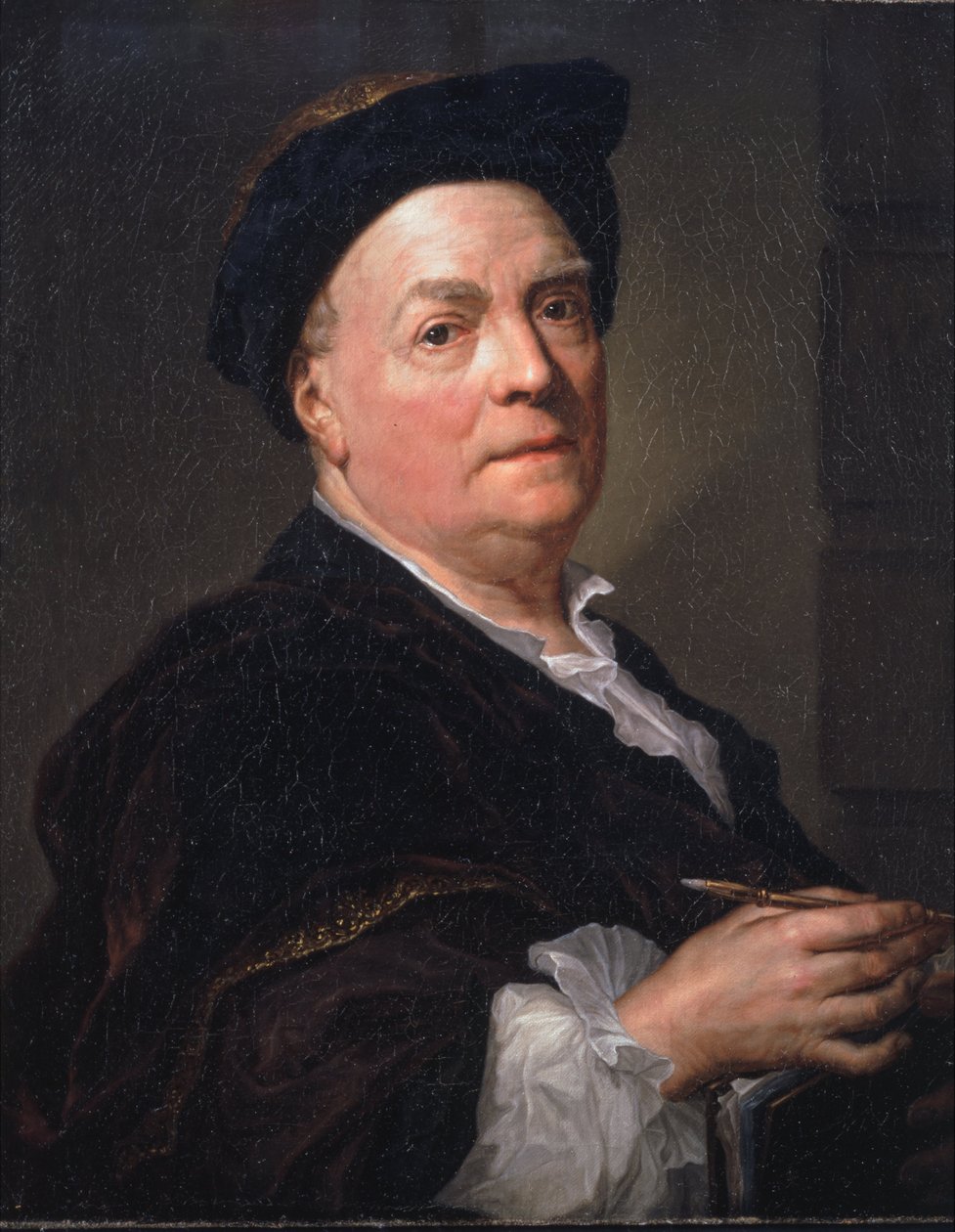 Retrato de Louis du Silvestre de Anton Raphael Mengs