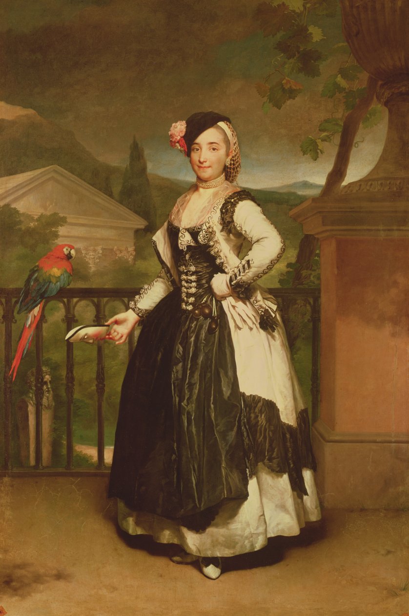 O Marchionness de Llano, c.1770-75 de Anton Raphael Mengs
