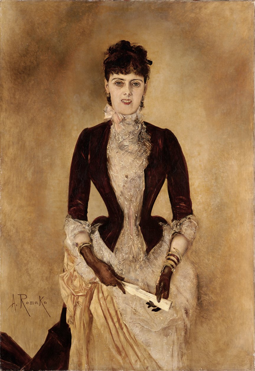 Retrato de Isabella Reisser de Anton Romako