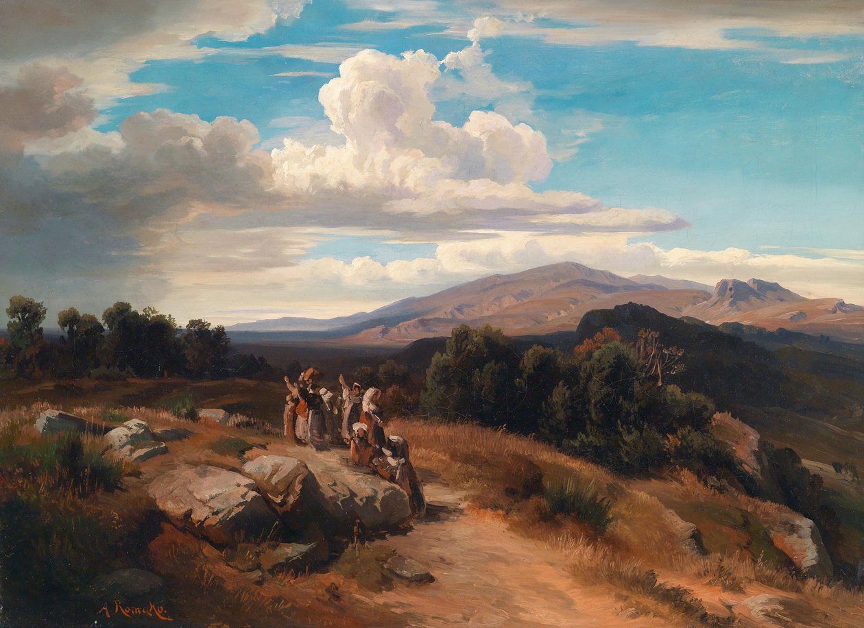Paisagem espanhola de Anton Romako
