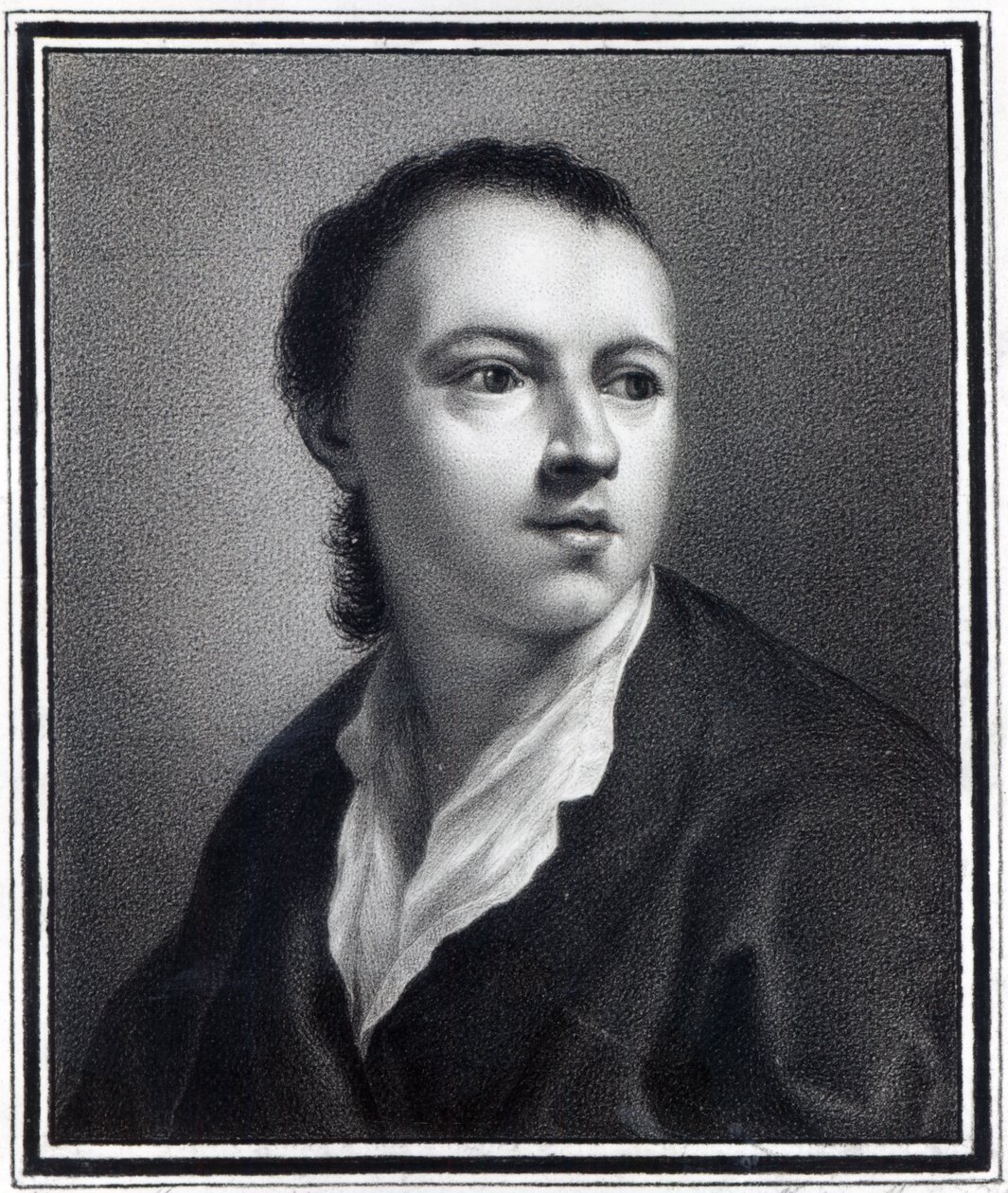 Anton Raphael Mengs, gravado por Nicolaus Mosman de Anton von Maron