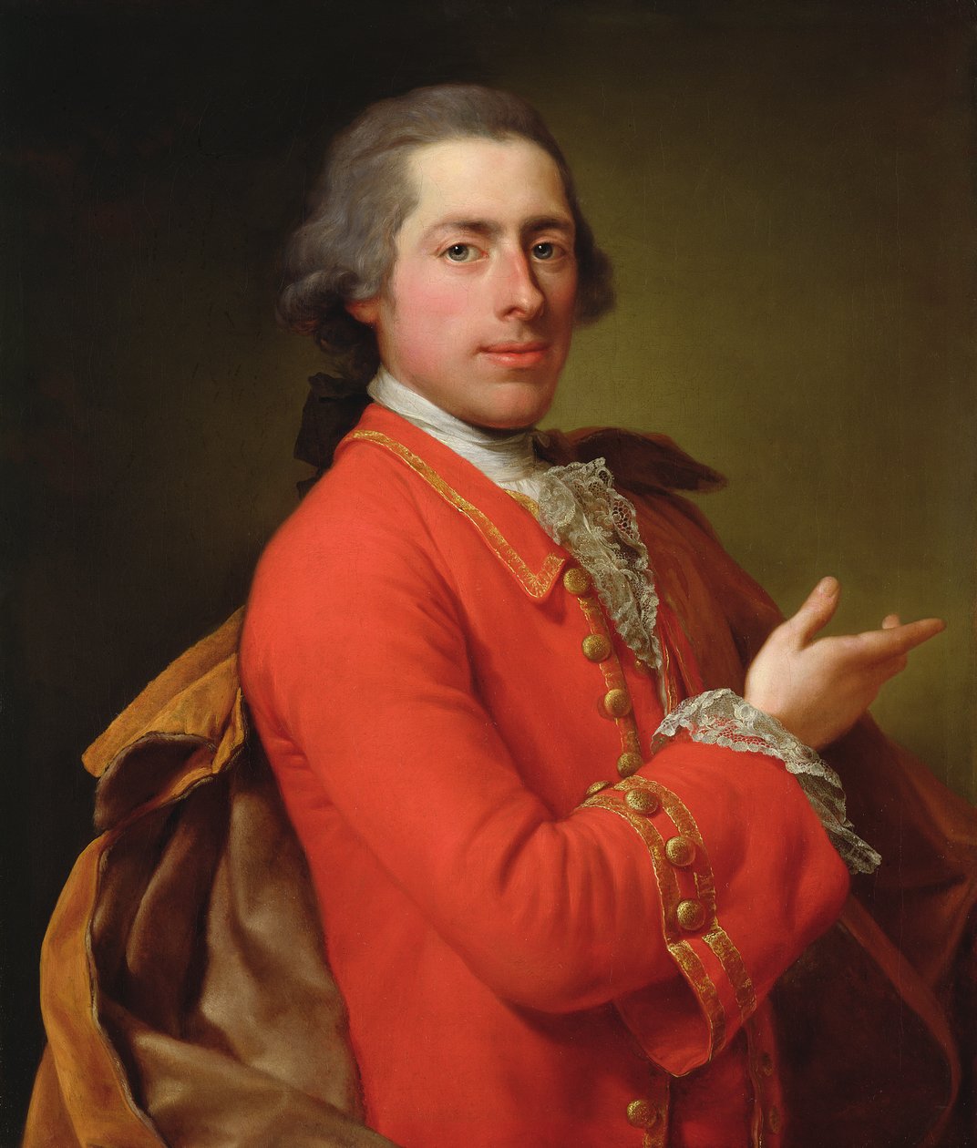 Retrato de Francis William Skipwith, 1766 de Anton von Maron