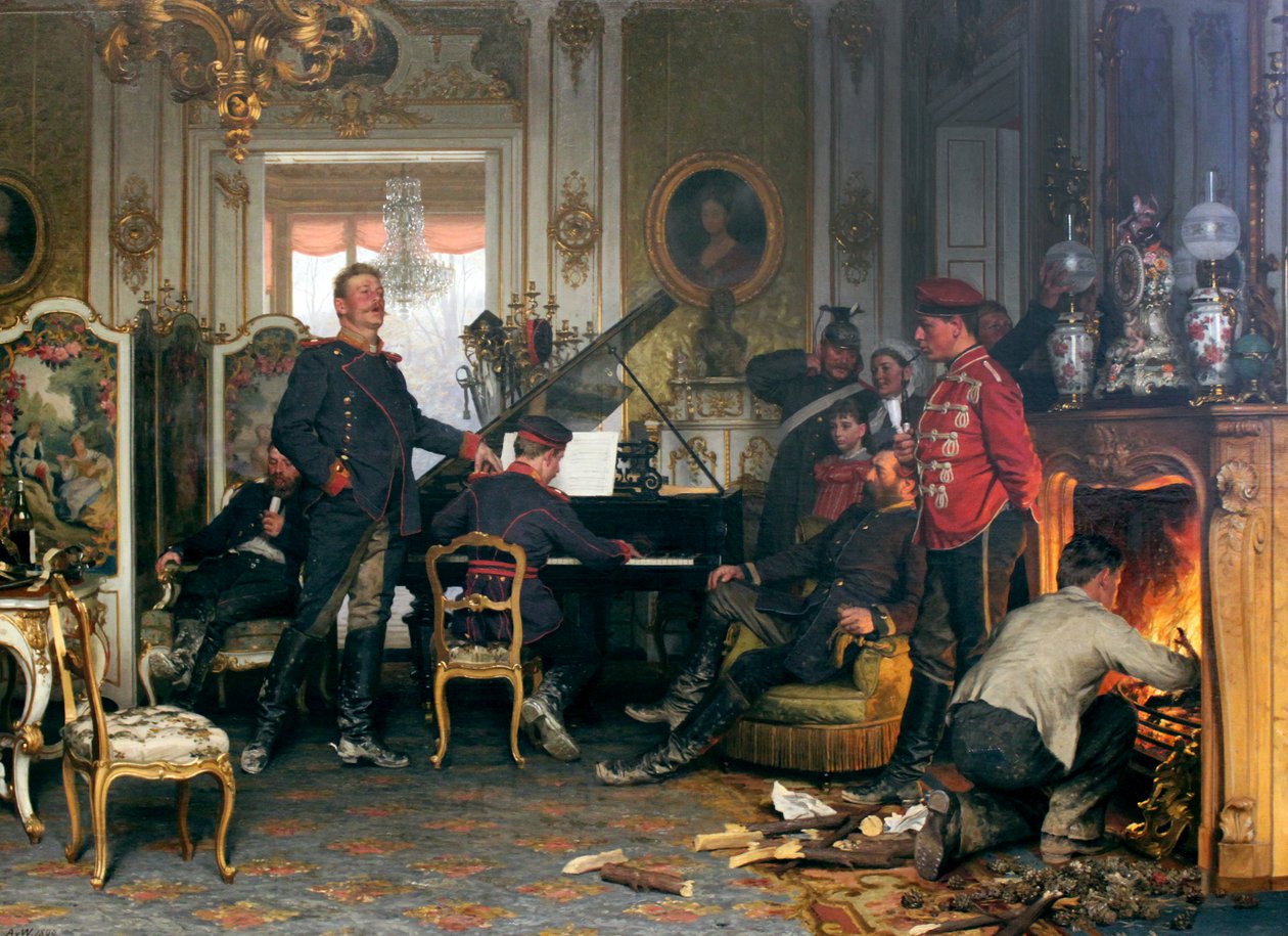 Um boleto fora de Paris de Anton Alexander von Werner