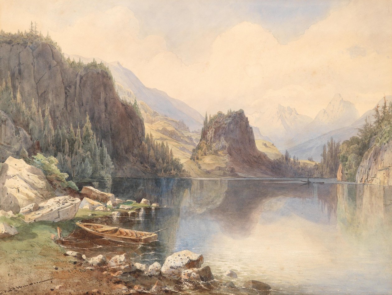 Alemão: Mountain lake de Anton Altmann