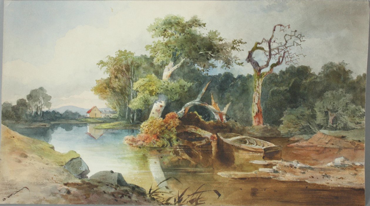 Paisagem fluvial de Anton Altmann