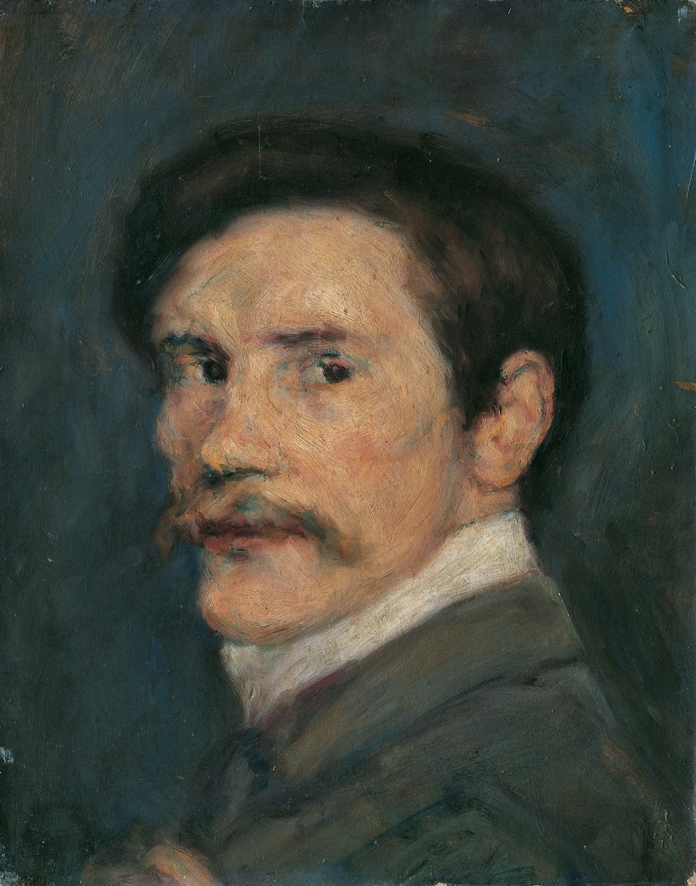 auto-retrato de Anton Arpad Schuster