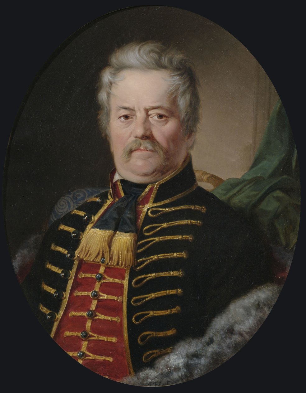 Retrato de um distinto cavalheiro de Anton Ebert